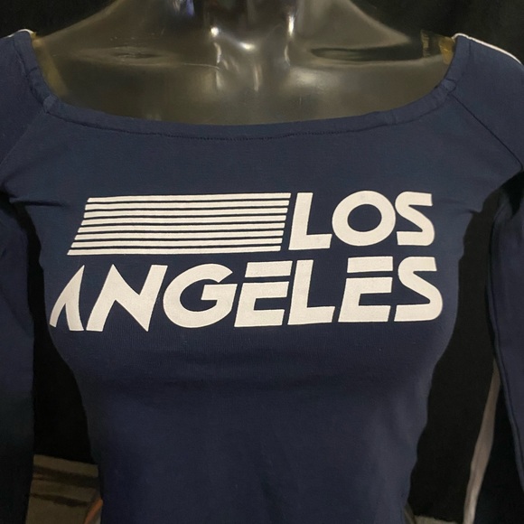 Fashion Nova Tops - Fashion Nova Navy Long Sleeve Tee